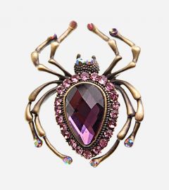  Violet Crystal Spider Brooch-01.jpg