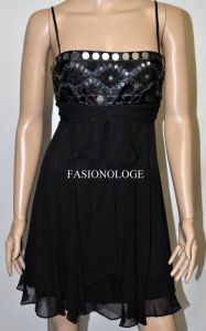 Chiffon Sequin Cocktail Party Dress