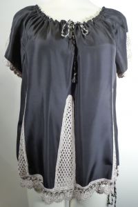 Silk Peasant Blouse
