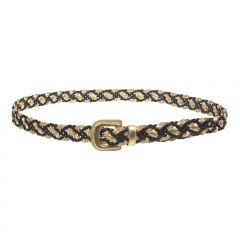 Women's 1" Braided Woven Non Leather Belt