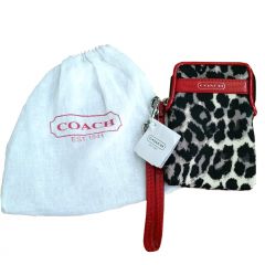 Leopard Print Wristlet