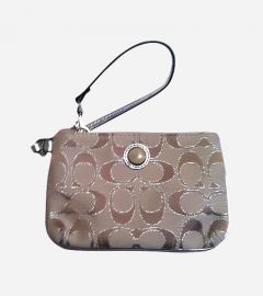 Poppy Signature Sateen Wristlet