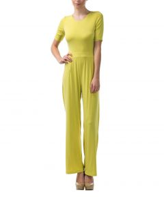 Citrus Open-Back Crisscross Jumpsuit