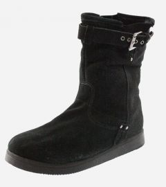 Earra Buckle Studded Flat Casual Boots Shoes
