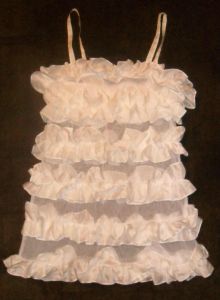 Teddie White Slip Dress