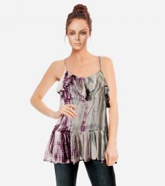 Knit Top  Ruffled Shirt