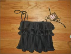 Black Tankini Swimsuit Top