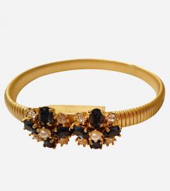 Dark Blue Sapphire and Gold Bracelet