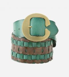 Dual Color Ladder Weave Belt