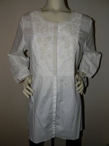 Cotton Beaded Blouse Top