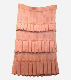 New York Knit Silk Blend Skirt