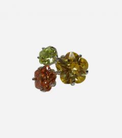 Gold Tone ICE CZ Ring