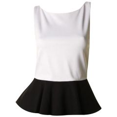 Peplum Knit Casual Top