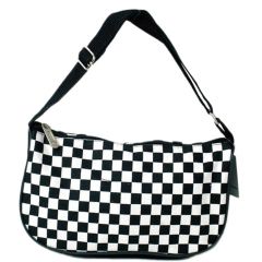 Black & White Checkers Skater Bag
