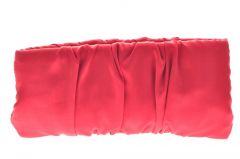 Red Satin Clutch