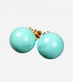 Sea Shell Pearl Gilt Earrings