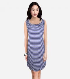 Striped Jersey Top Mini Dress