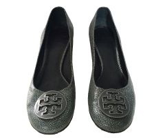 Stingray Textured Block Heel Pumps Shoes