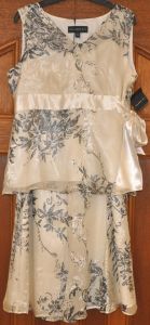 Silk Overlay Two-Piece Set